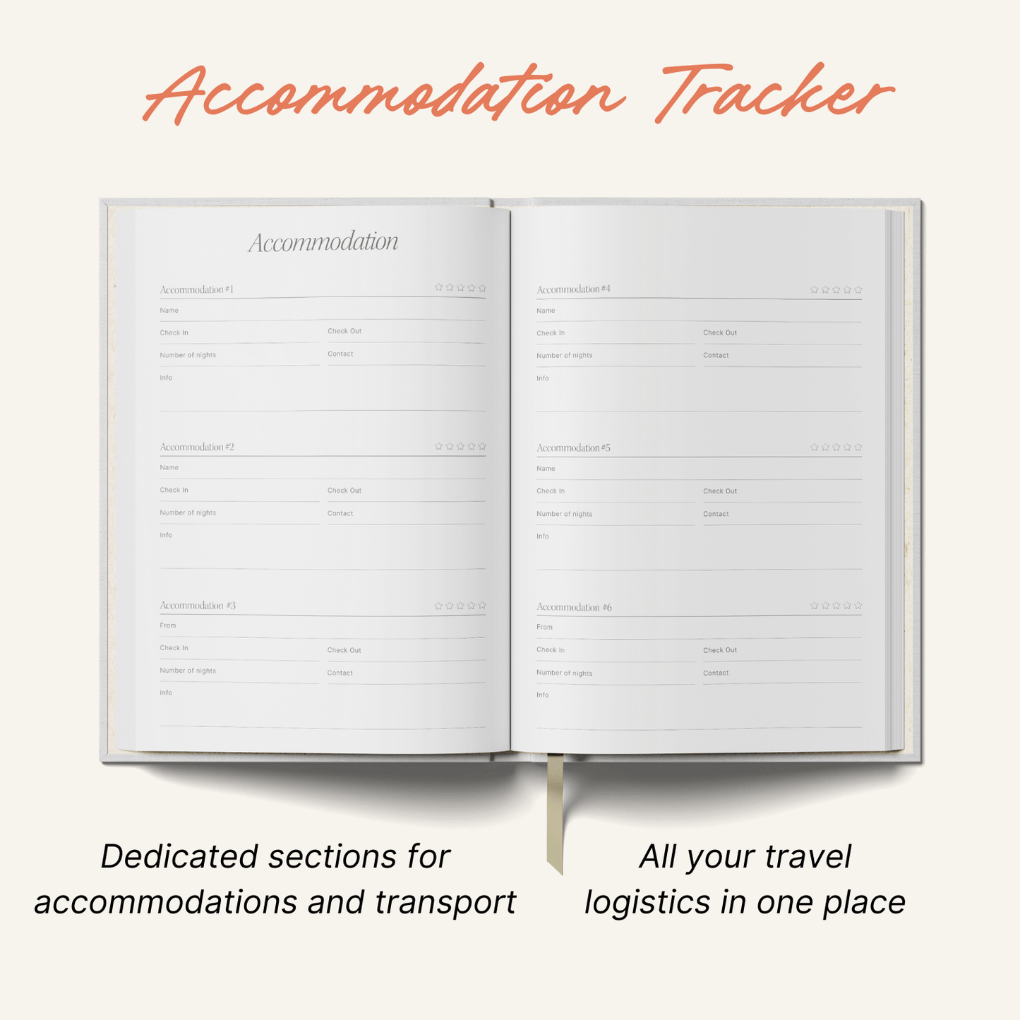 Travel Planner - A5 - Sunset Journeys
