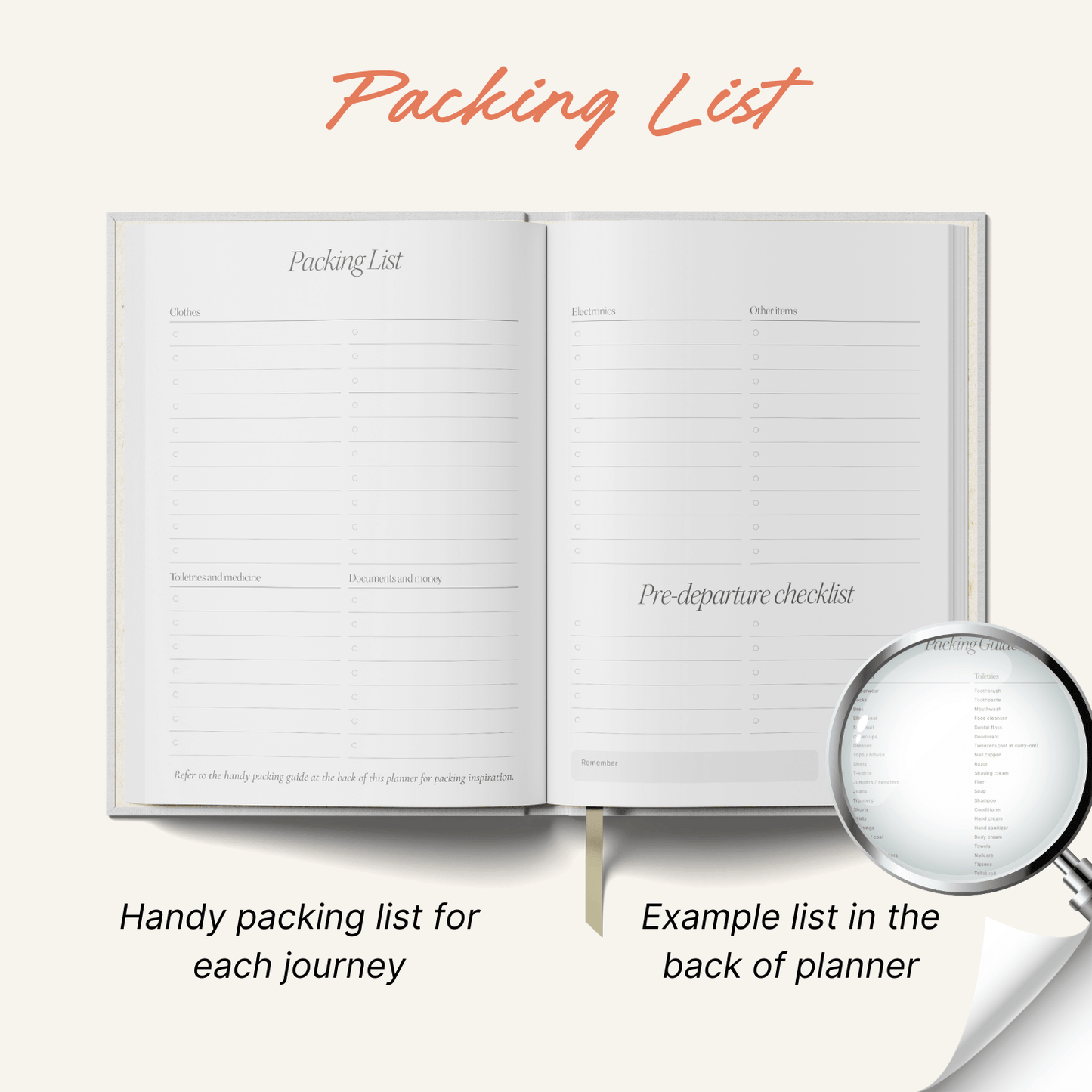 Travel Planner - A5 - Sunset Journeys