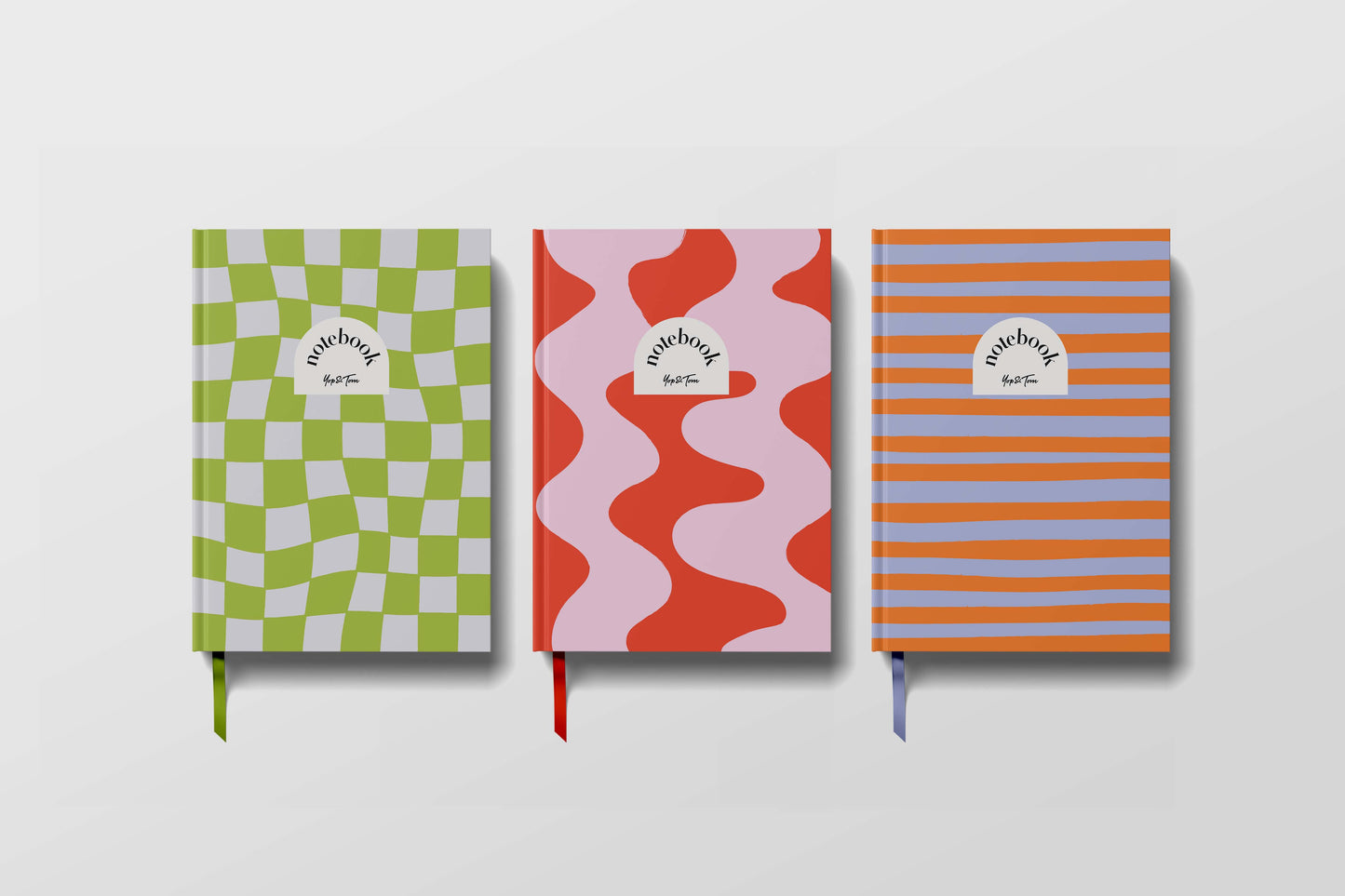 Lined Notebook (A5) - Orange Horizon