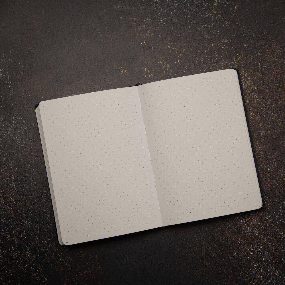 A5 Dot Grid Journal - Hot Air Balloon - Charcoal