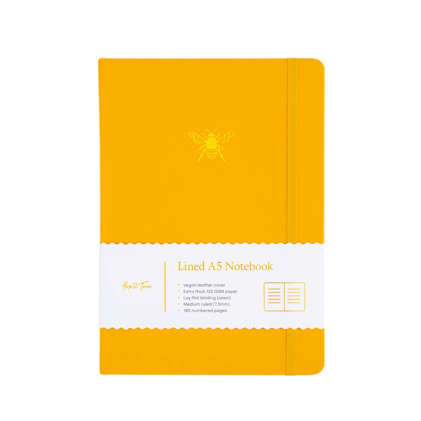 Lined Journal - A5 - Bee