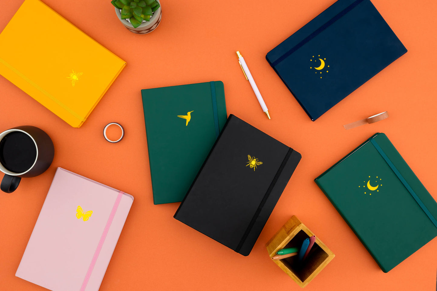 A5 Dotted Notebook - Bee