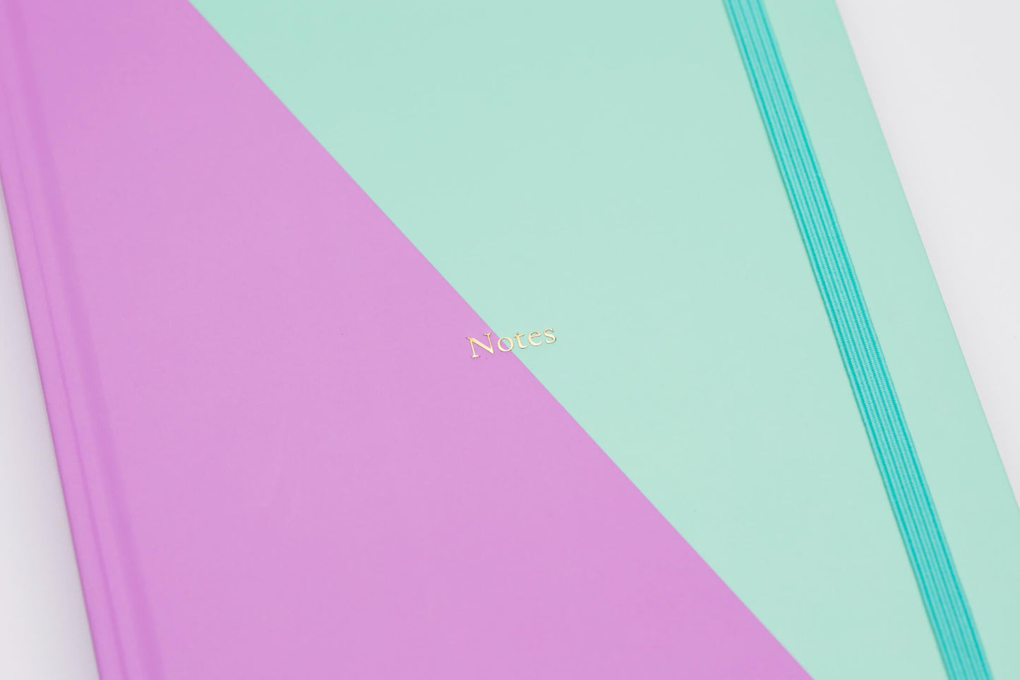 Contrast Lilac & Mint A5 Lined Notebook