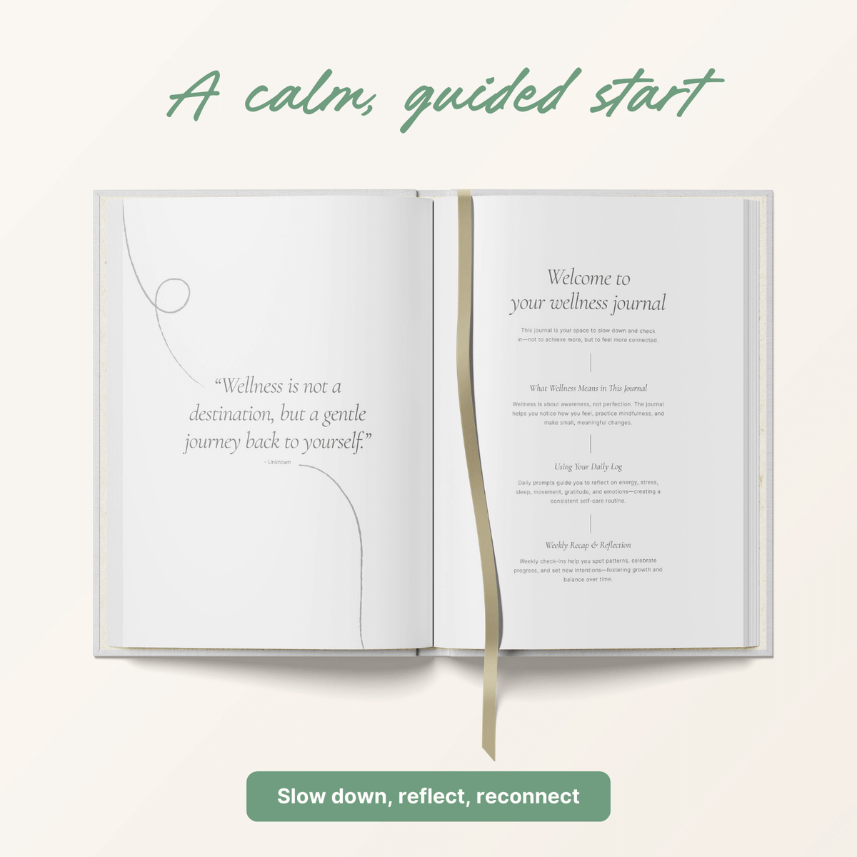 Wellness Journal - Body, Mind, Soul