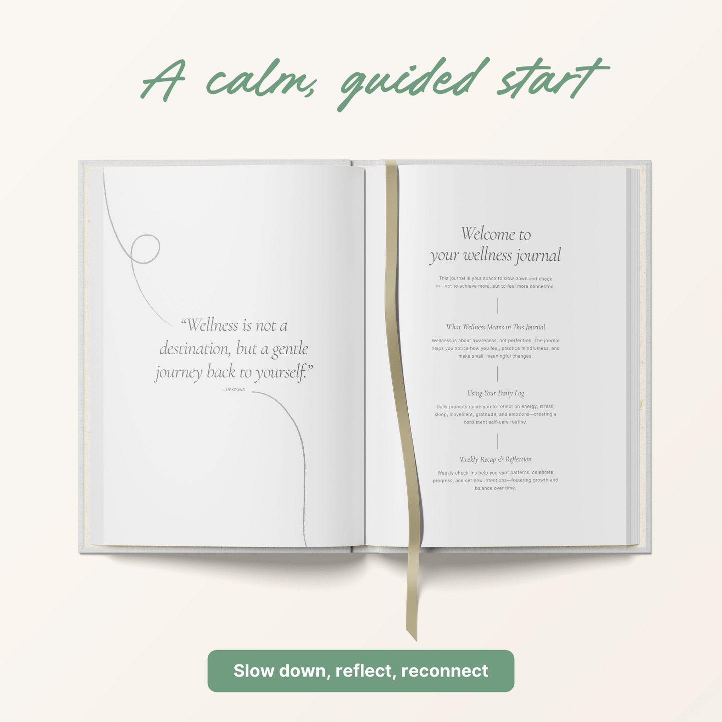 Wellness Journal - Stripes