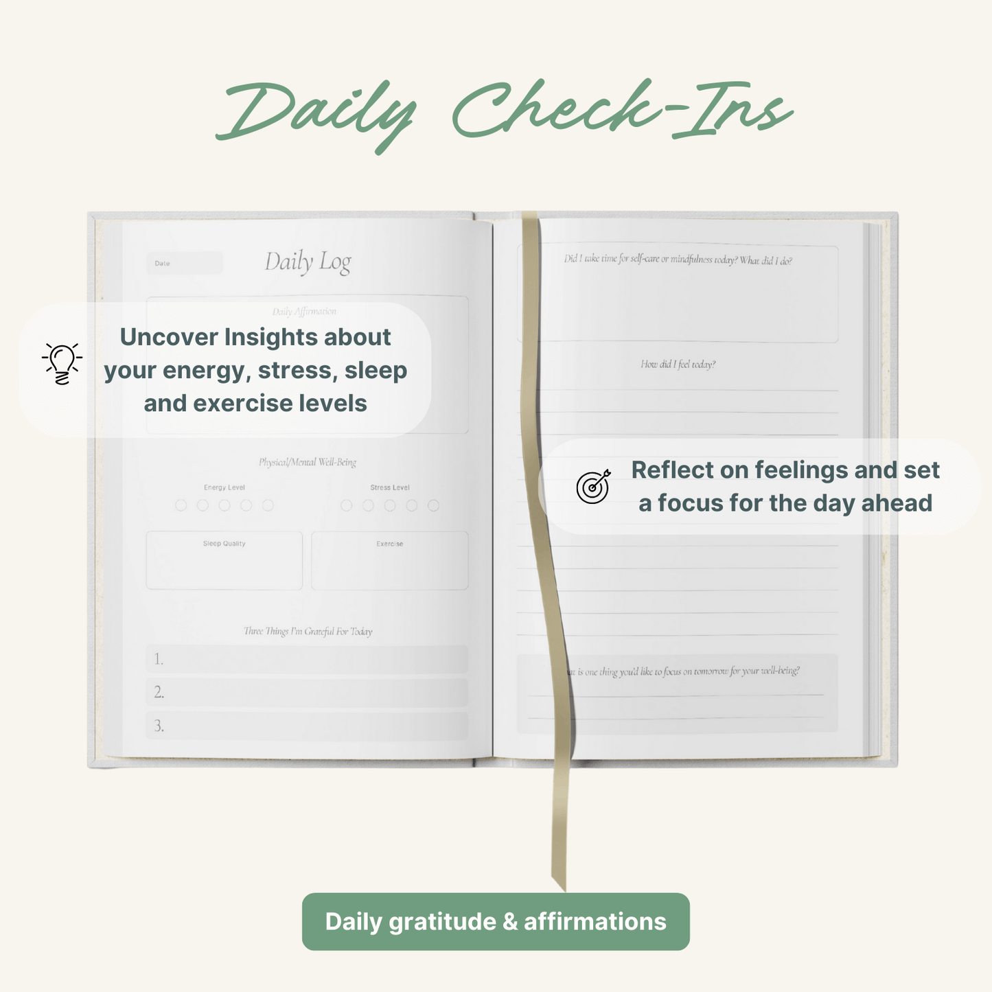 Wellness Journal - Stripes