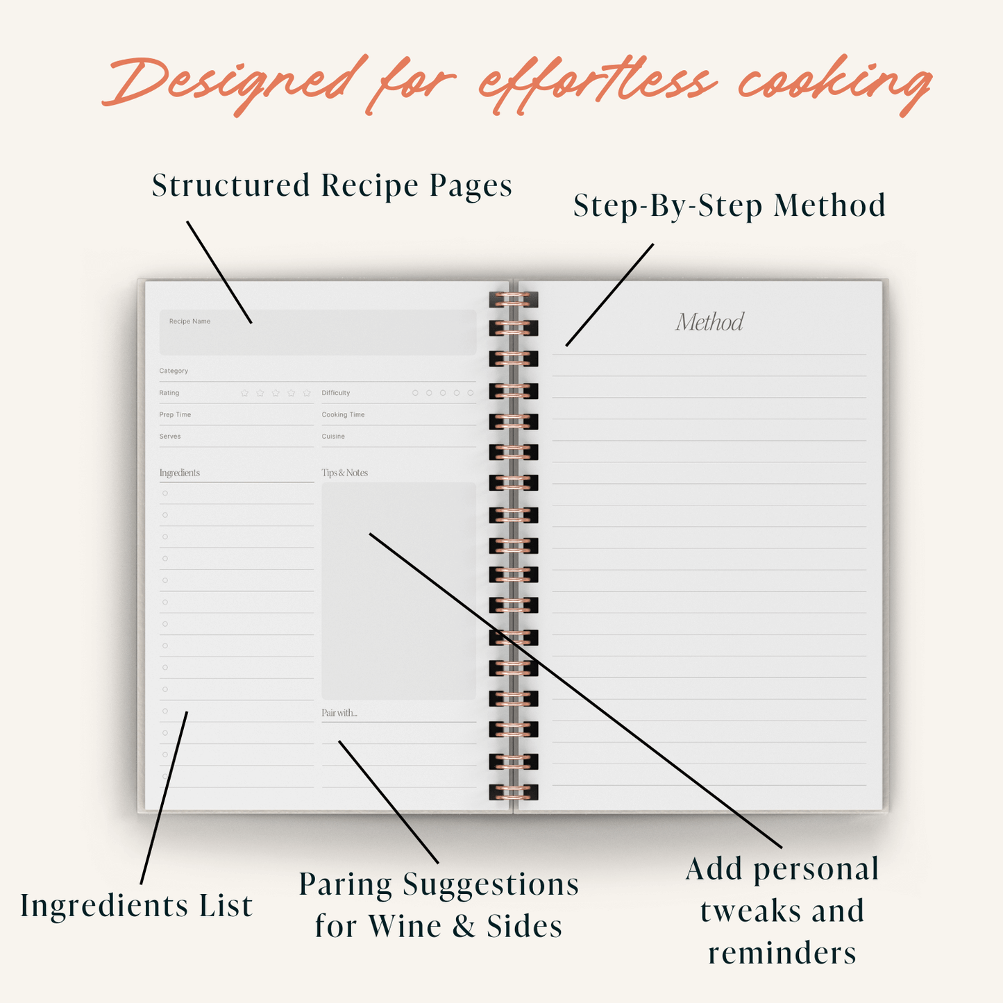 Recipe Journal (A5) - Tomatoes