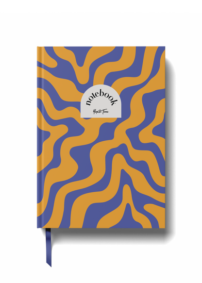 Lined Notebook (A5) - Electric Maze