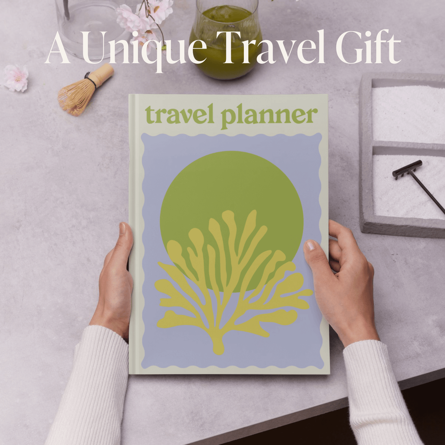 Travel Planner - A5 - Green Coral