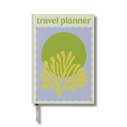 Travel Planner - A5 - Green Coral