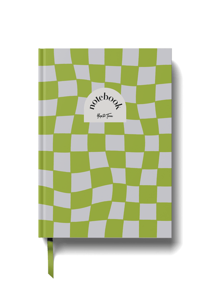 Lined Notebook (A5) - Green Mosaic