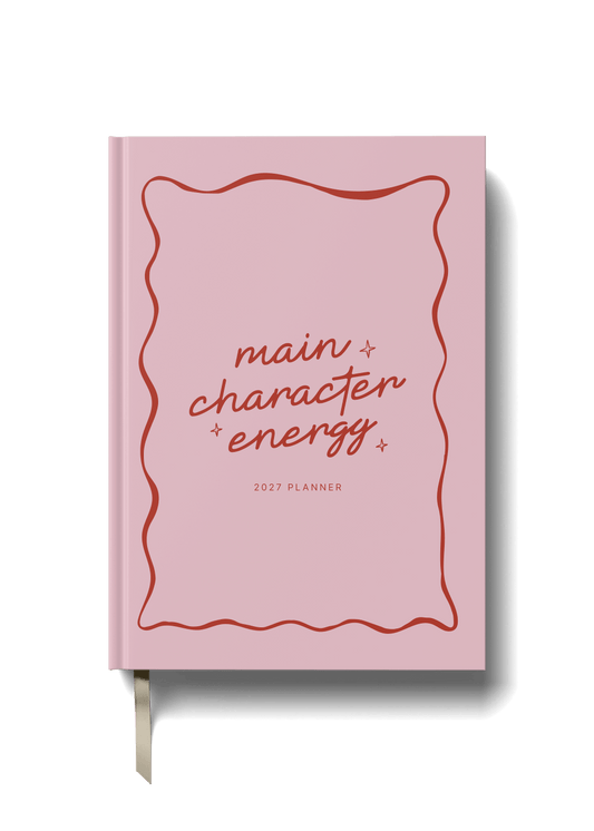 2027 A5 Weekly Planner – Main Character Energy