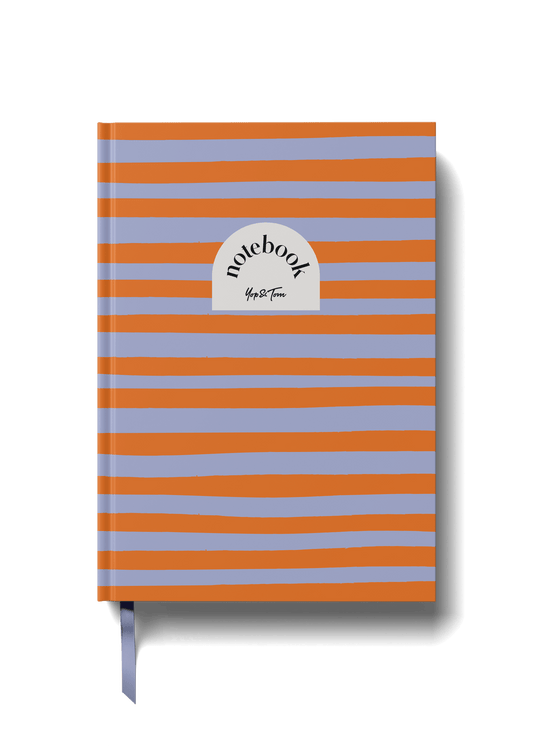 Lined Notebook (A5) - Orange Horizon