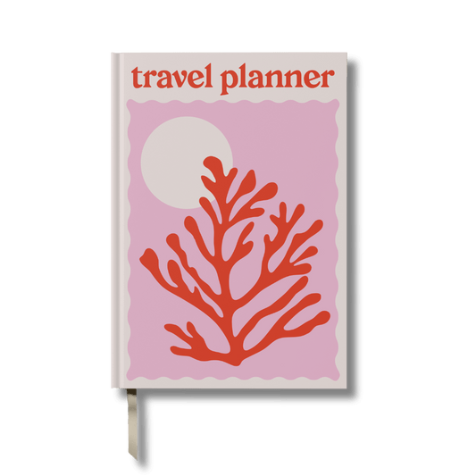 Travel Planner - A5 - Red Coral