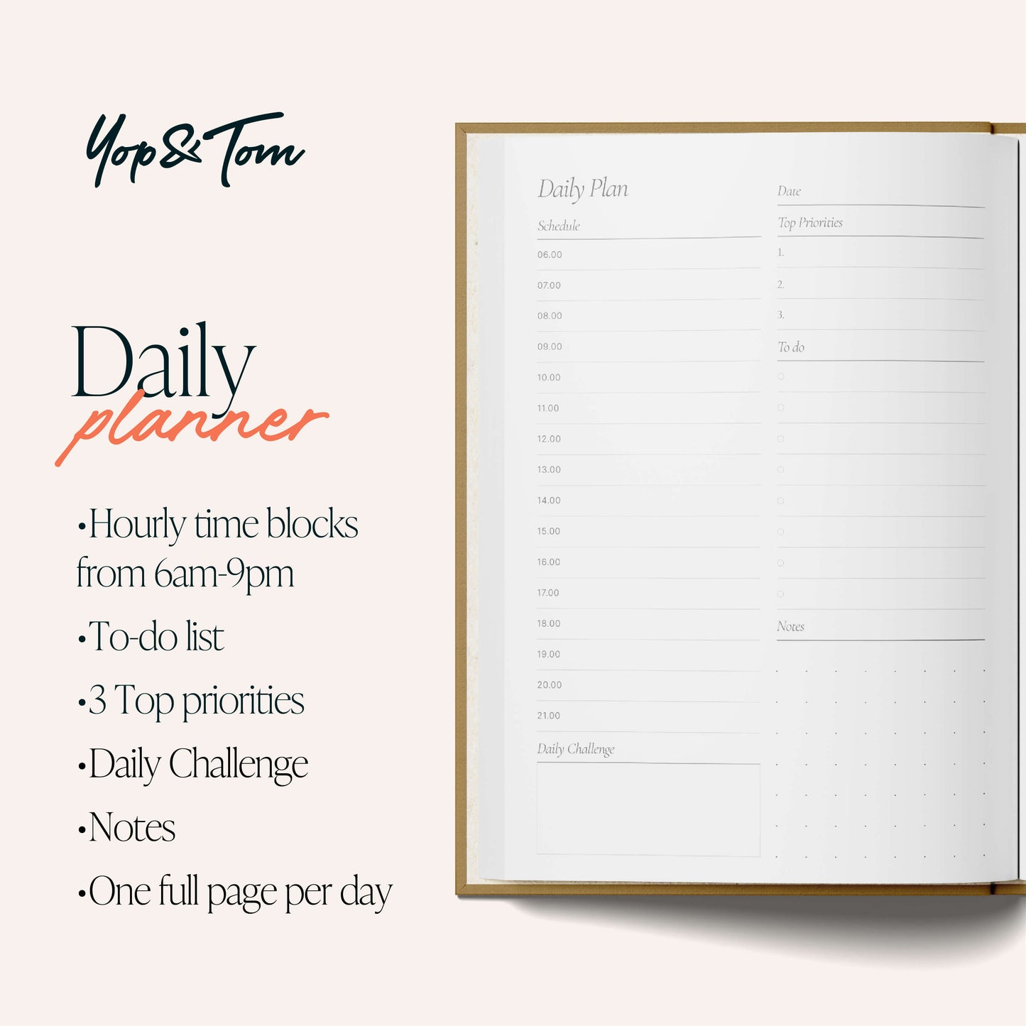 Daily Planner - Floral Vase