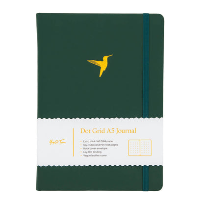 A5 Dot Grid Journal - Hummingbird