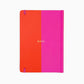 Contrast Red & Pink A5 Lined Notebook